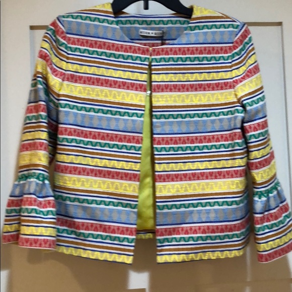 Alice + Olivia Kidman embroidered colorful jacket - Picture 5 of 12